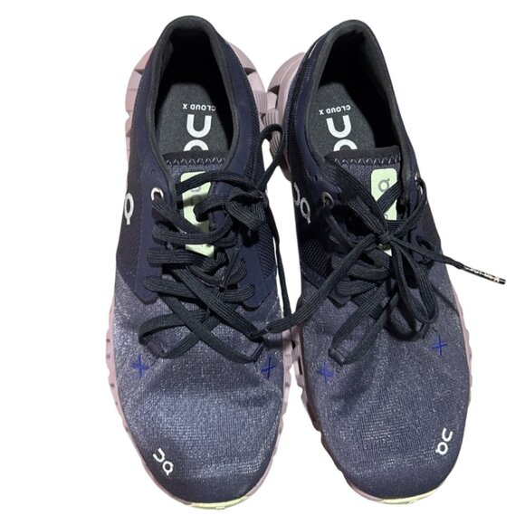 On Running Cloud X V3 Midnight Huron Blue Women’s 7 (US) / EU 37.5 MSRP $150 - Picture 2 of 6
